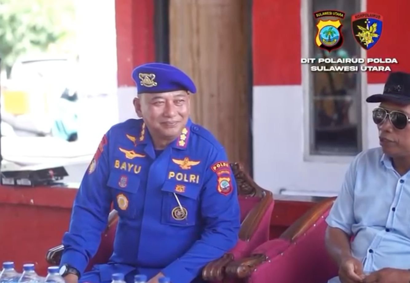 Ditpolairud Polda Sulut Gandeng Warga Lembeh, Perkuat Keamanan Pesisir Bitung Lewat Diskusi Hangat